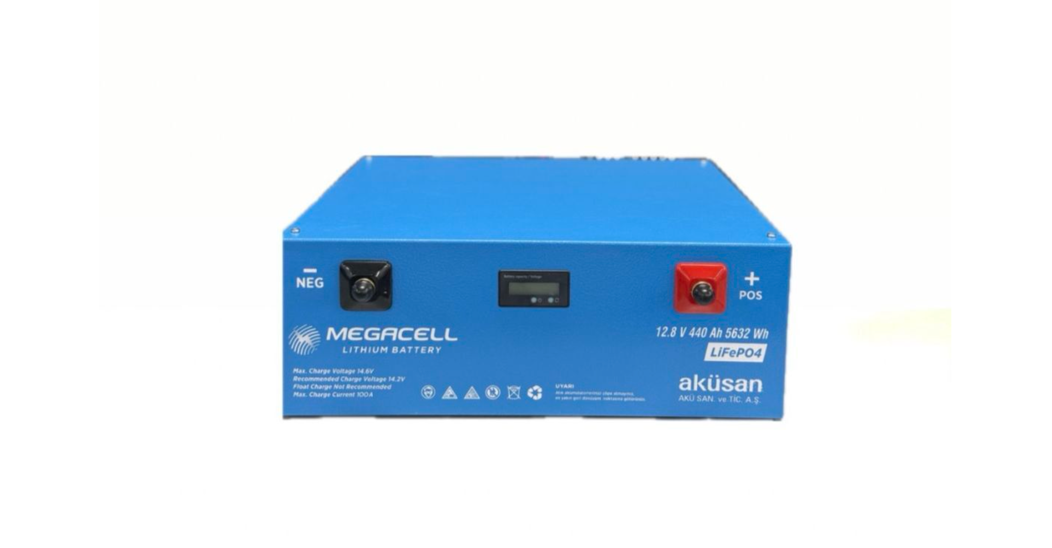 Megacell Lityum Demir Fosfat Akü 12.8 V 400 Ah LiFePO4