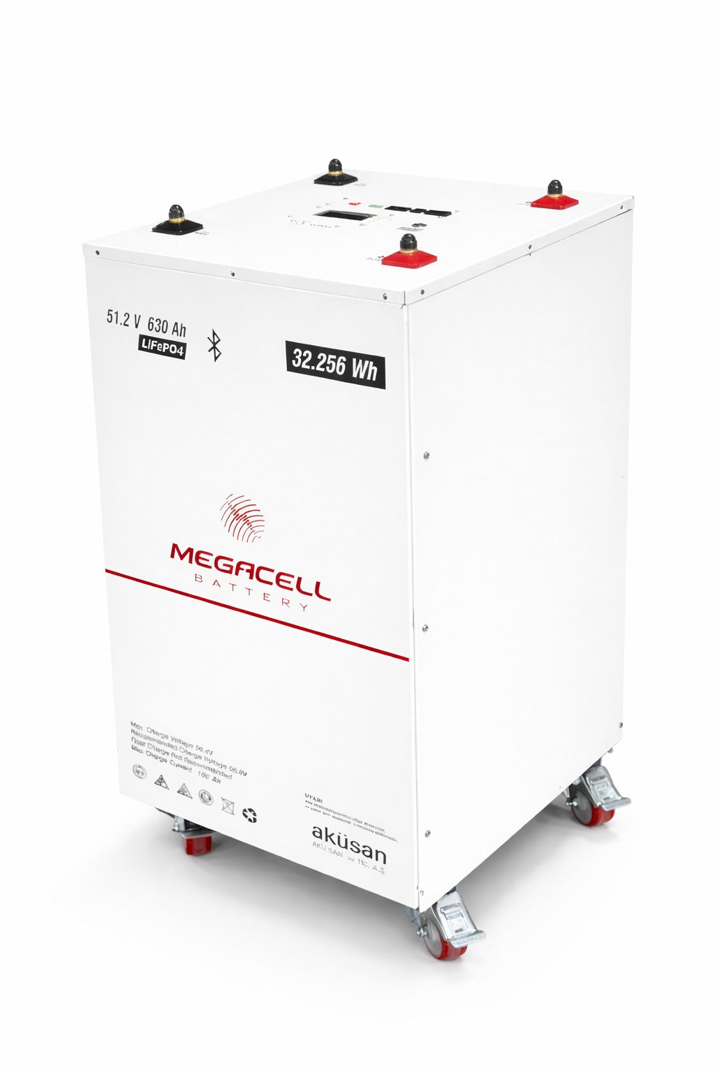 Megacell 51,2V 630 Ah LiFePO₄ Lityum Demir Fosfat Batarya