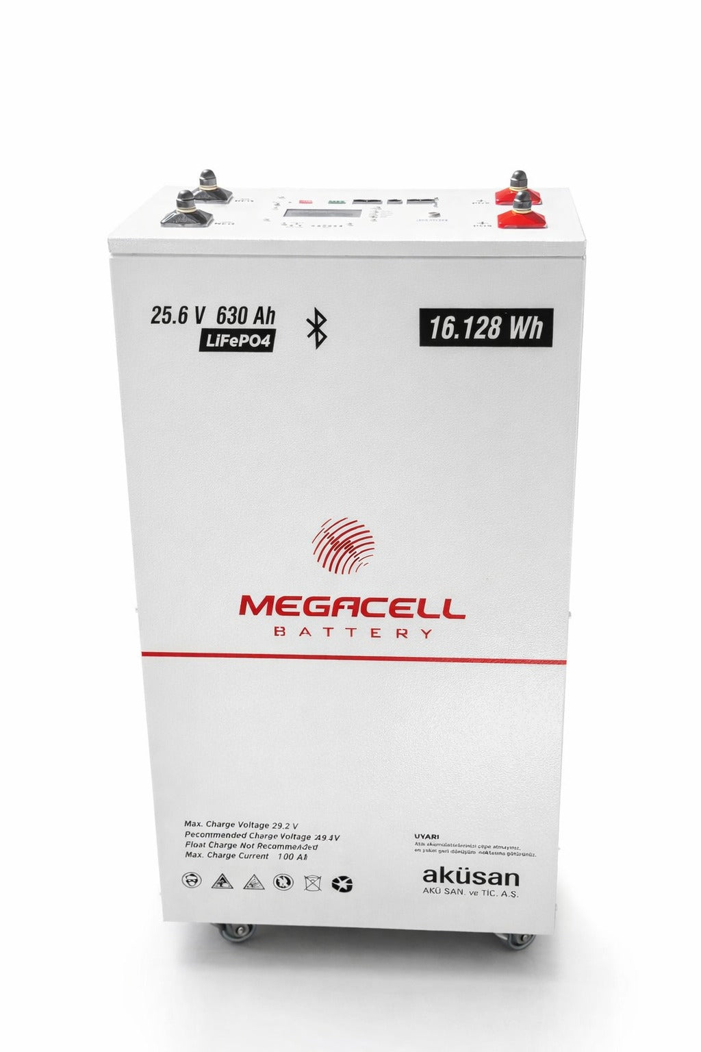 Megacell 25,6V 630 Ah LiFePO₄ Lityum Demir Fosfat Batarya